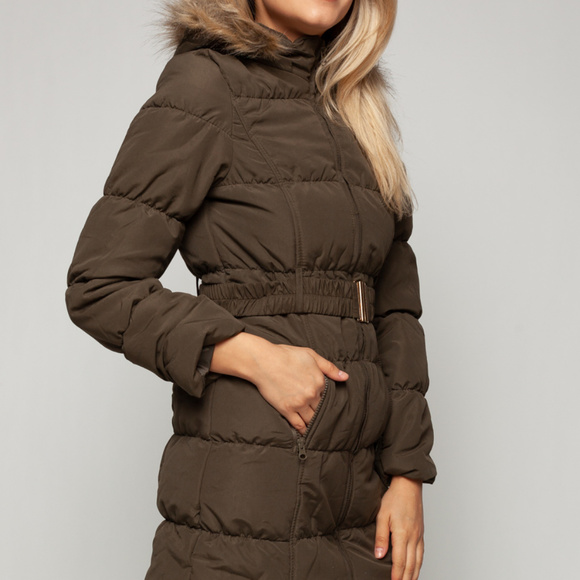 OLIVE WINTER JACKET ARRIVED@LAST TWO - Picture 3 of 5